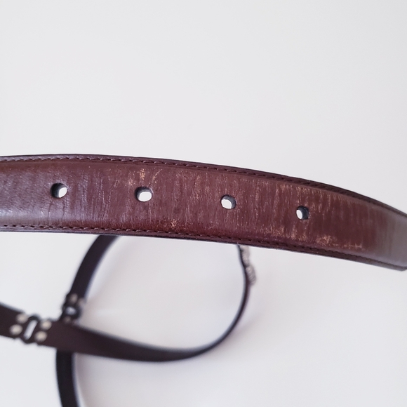 Vintage Fossil Brown Leather Belt main image 16